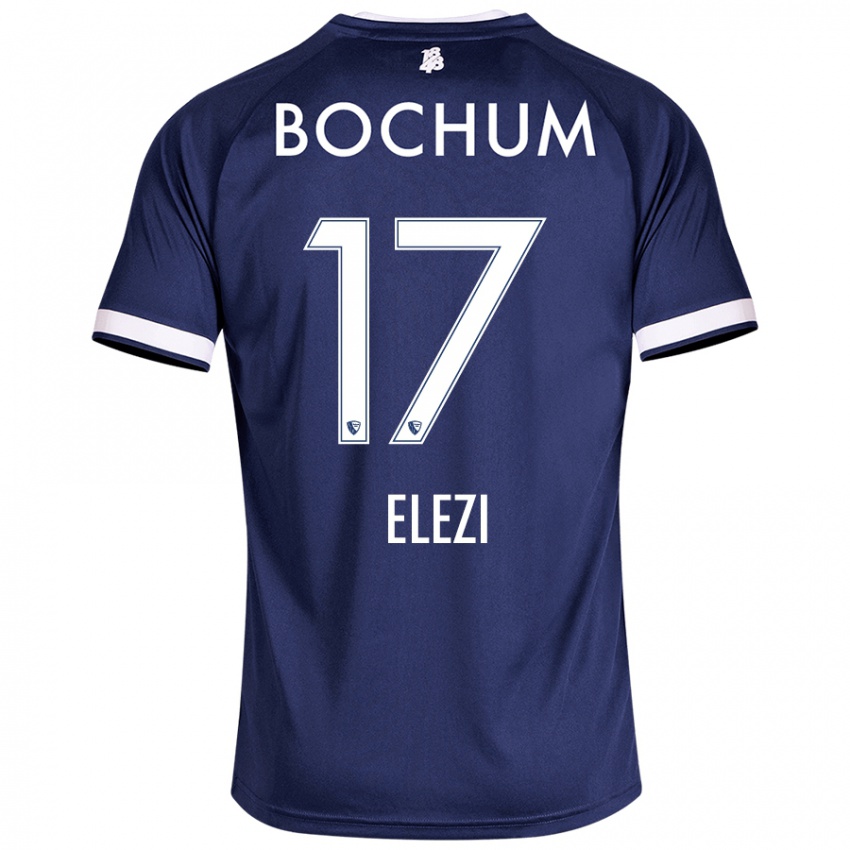 Uomo Maglia Agon Elezi #17 Blu Scuro Kit Gara Home 2024/25 Maglietta