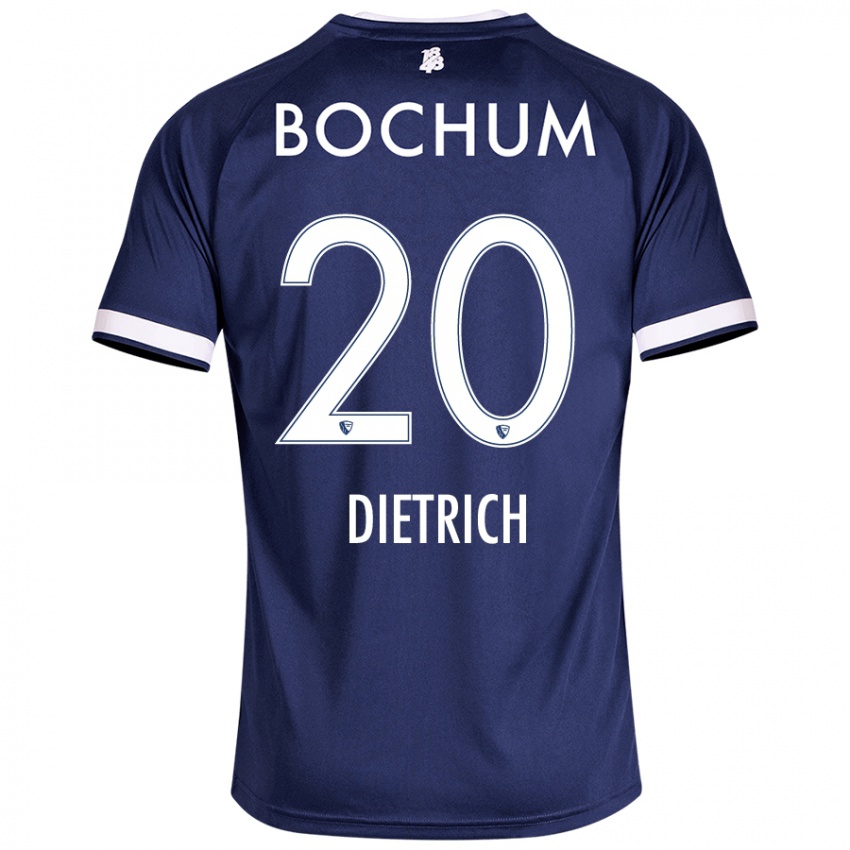 Uomo Maglia Sam Dietrich #20 Blu Scuro Kit Gara Home 2024/25 Maglietta