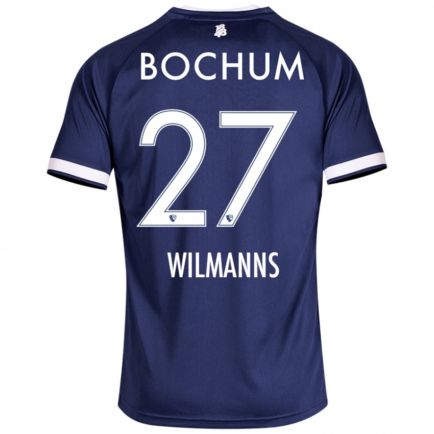 Uomo Maglia Anjo Wilmanns #27 Blu Scuro Kit Gara Home 2024/25 Maglietta