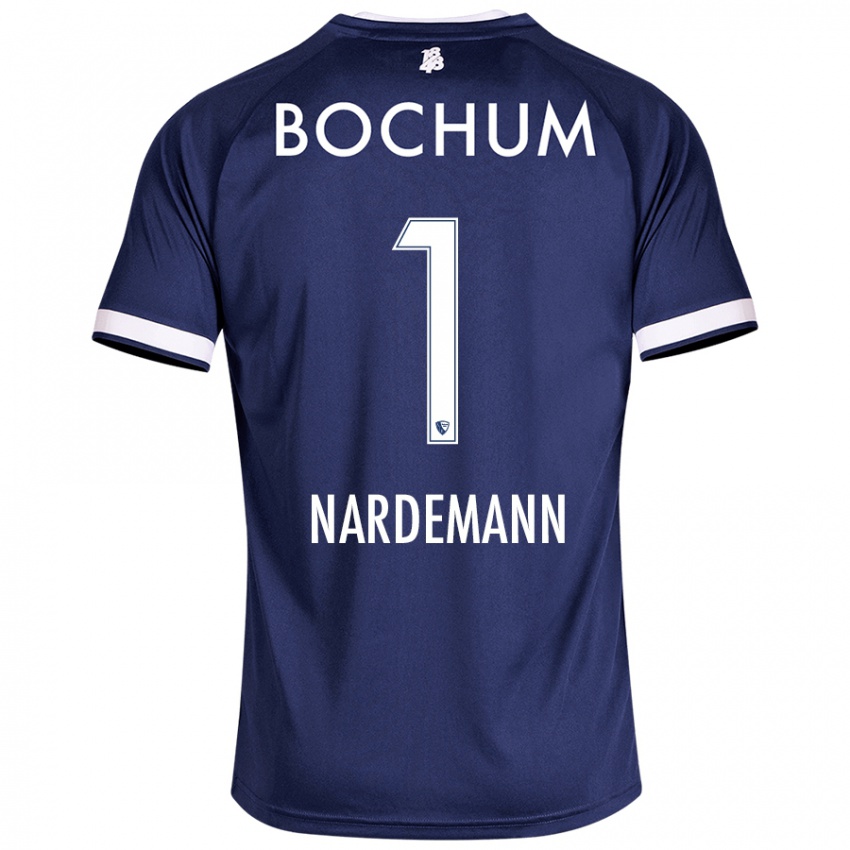 Uomo Maglia Kari Närdemann #1 Blu Scuro Kit Gara Home 2024/25 Maglietta