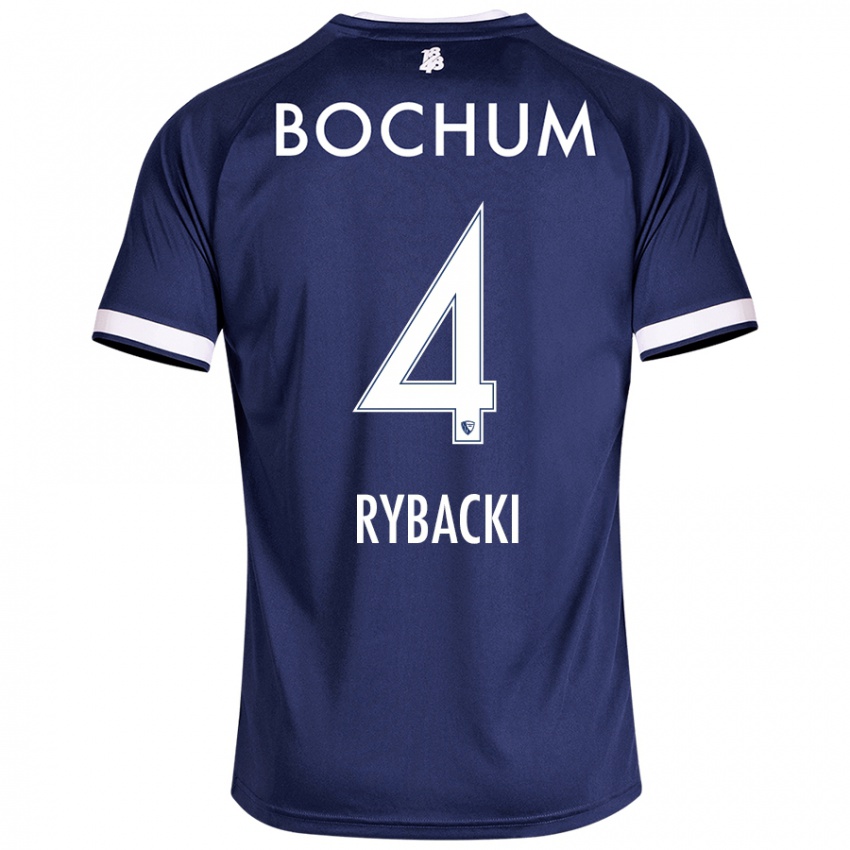 Uomo Maglia Pia Rybacki #4 Blu Scuro Kit Gara Home 2024/25 Maglietta