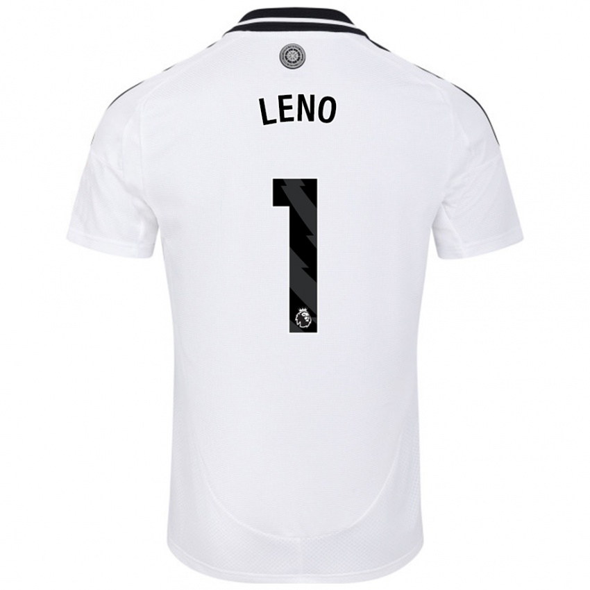 Uomo Maglia Bernd Leno #1 Bianco Kit Gara Home 2024/25 Maglietta