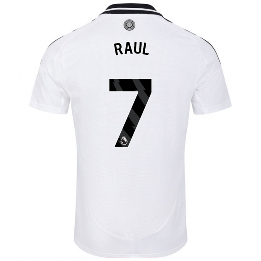 Uomo Maglia Raúl Jiménez #7 Bianco Kit Gara Home 2024/25 Maglietta