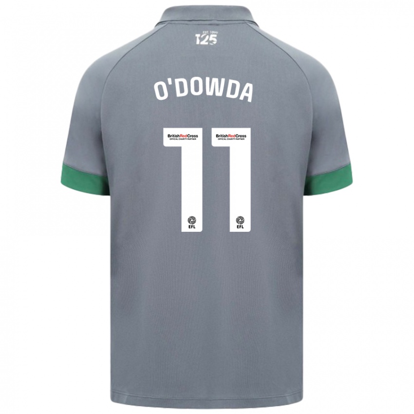 Uomo Maglia Callum O'dowda #11 Grigio Scuro Kit Gara Away 2024/25 Maglietta