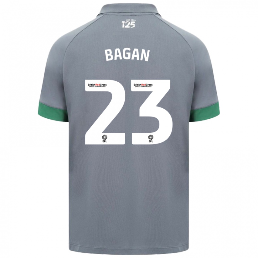 Uomo Maglia Joel Bagan #23 Grigio Scuro Kit Gara Away 2024/25 Maglietta