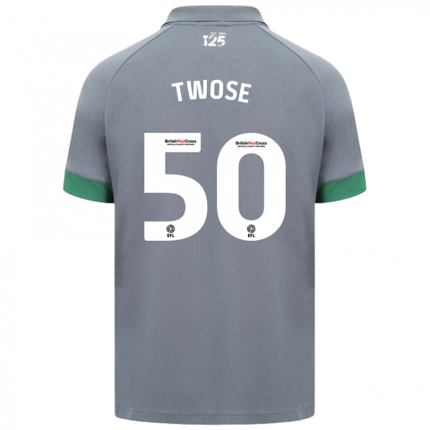 Uomo Maglia Cody Twose #50 Grigio Scuro Kit Gara Away 2024/25 Maglietta