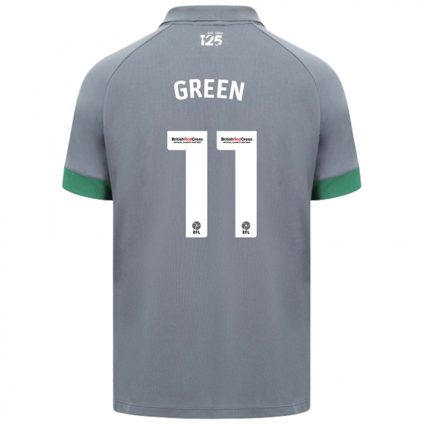 Uomo Maglia Danielle Green #11 Grigio Scuro Kit Gara Away 2024/25 Maglietta