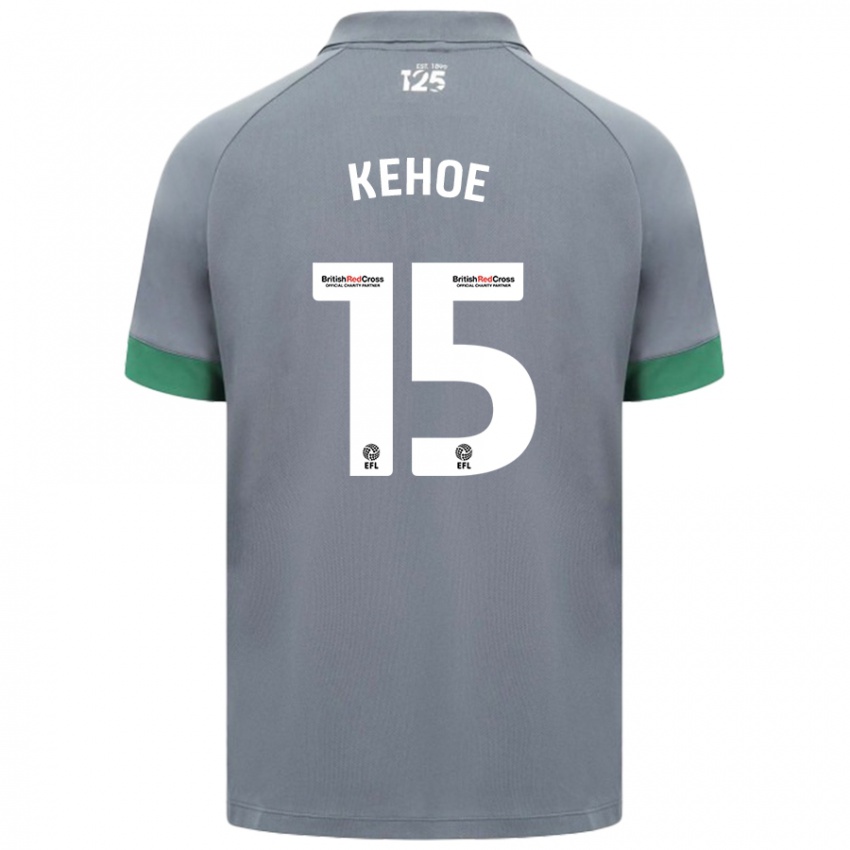 Uomo Maglia Molly Kehoe #15 Grigio Scuro Kit Gara Away 2024/25 Maglietta