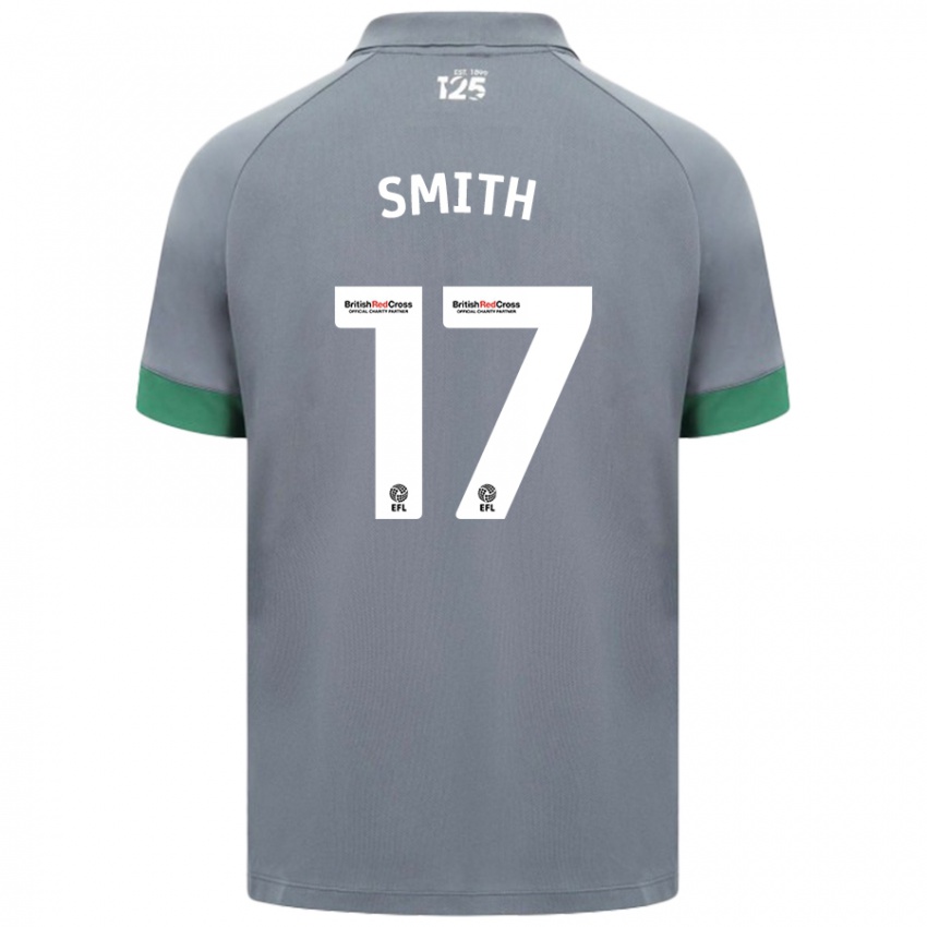 Uomo Maglia Hollie Smith #17 Grigio Scuro Kit Gara Away 2024/25 Maglietta