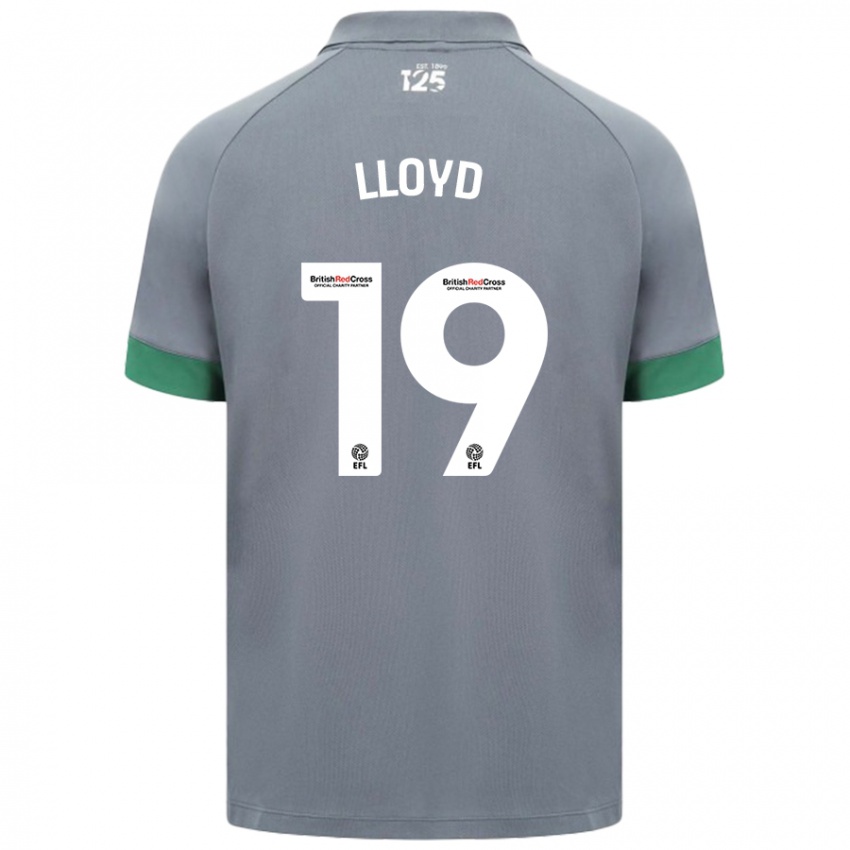 Uomo Maglia Madison Lloyd #19 Grigio Scuro Kit Gara Away 2024/25 Maglietta