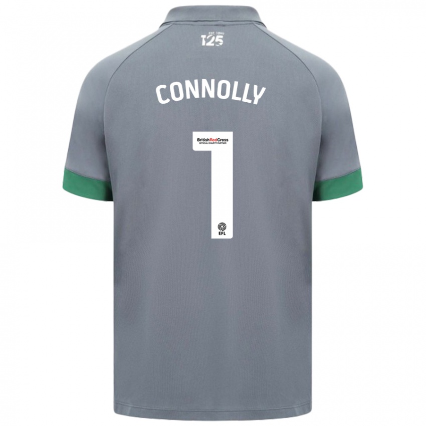 Uomo Maglia Daisy Connolly #1 Grigio Scuro Kit Gara Away 2024/25 Maglietta