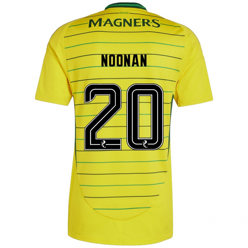 Uomo Maglia Saoirse Noonan #20 Giallo Kit Gara Away 2024/25 Maglietta