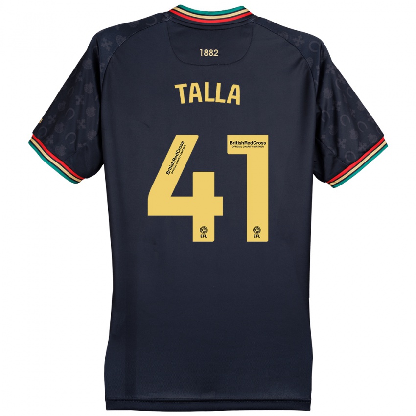 Uomo Maglia Lorent Talla #41 Blu Navy Scuro Kit Gara Away 2024/25 Maglietta