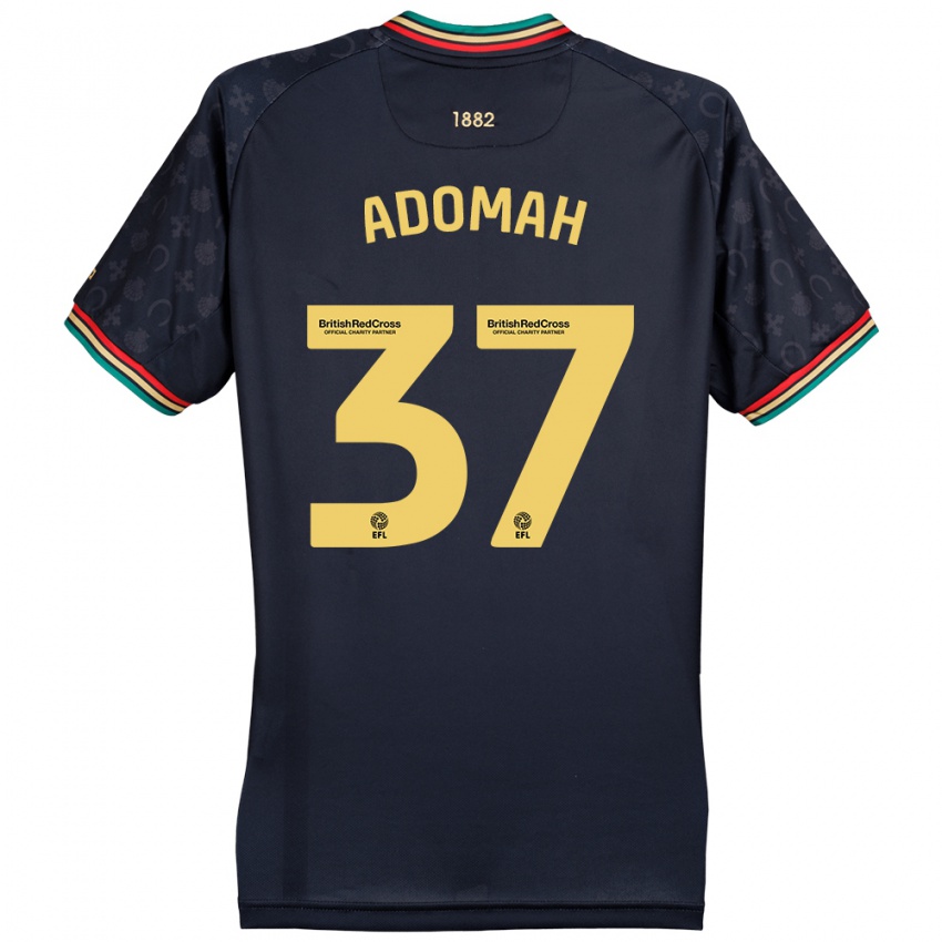 Uomo Maglia Albert Adomah #37 Blu Navy Scuro Kit Gara Away 2024/25 Maglietta