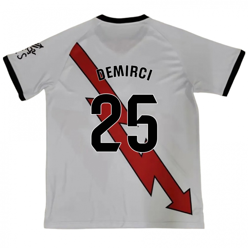 Uomo Maglia Mert Demirci #25 Rosso Kit Gara Away 2024/25 Maglietta