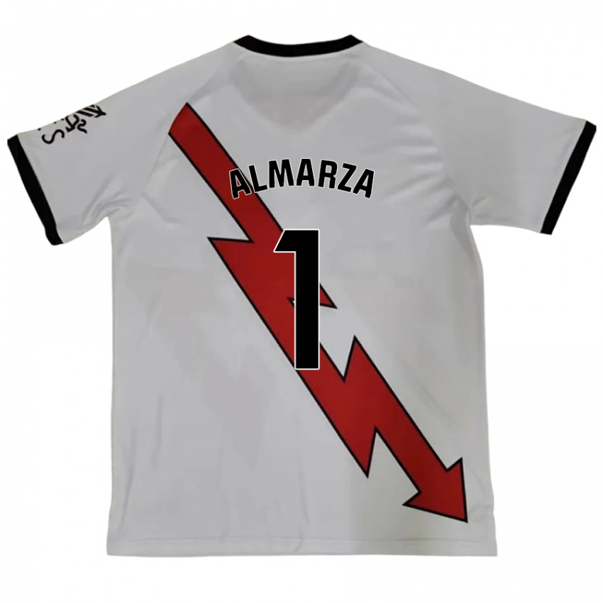 Uomo Maglia Ana Almarza Garrido #1 Rosso Kit Gara Away 2024/25 Maglietta