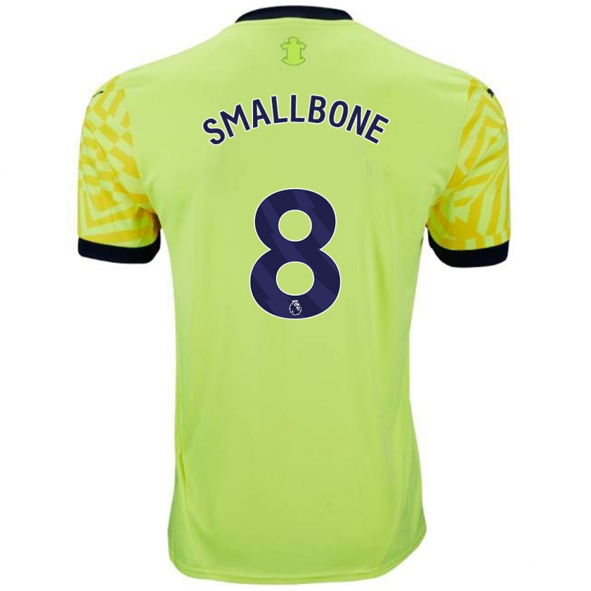 Uomo Maglia Will Smallbone #8 Giallo Kit Gara Away 2024/25 Maglietta