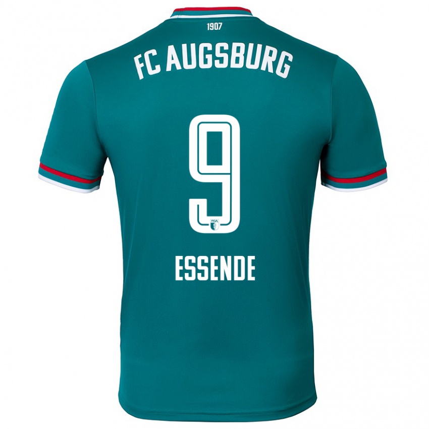 Uomo Maglia Samuel Essende #9 Verde Scuro Kit Gara Away 2024/25 Maglietta