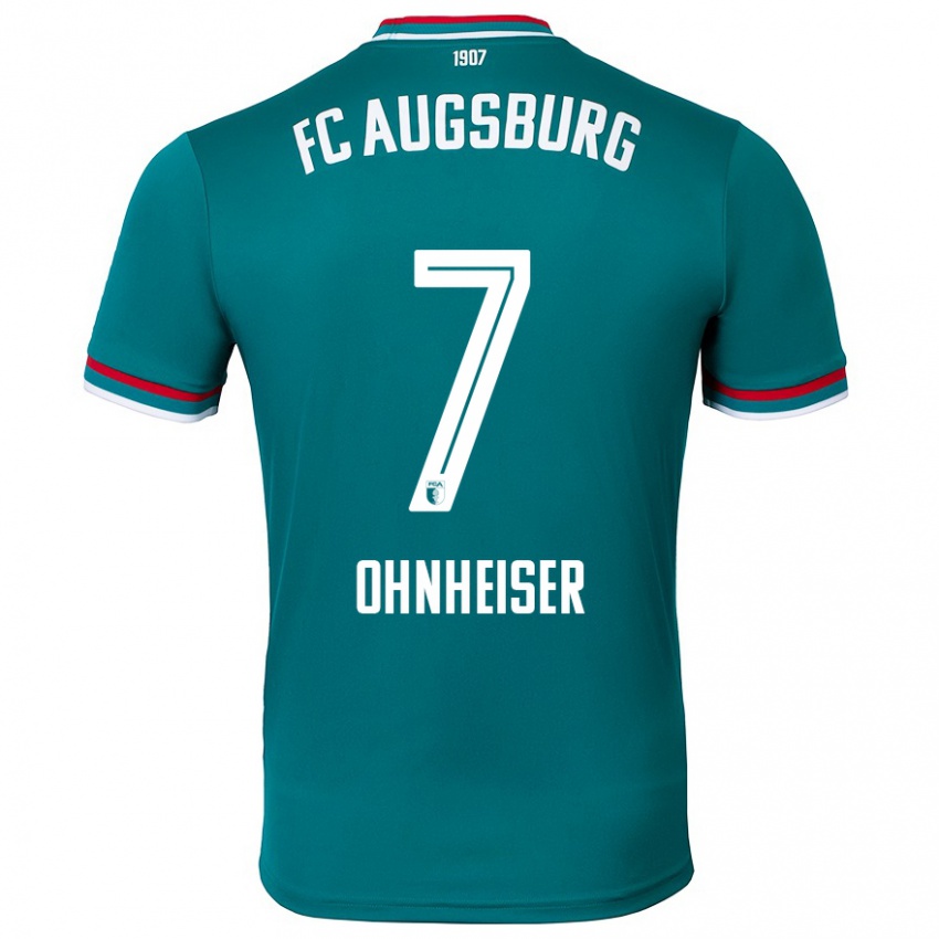 Uomo Maglia Nico Ohnheiser #7 Verde Scuro Kit Gara Away 2024/25 Maglietta