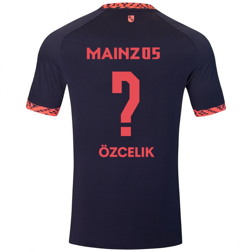 Uomo Maglia Mehmet Özcelik #0 Blu Corallo Rosso Kit Gara Away 2024/25 Maglietta