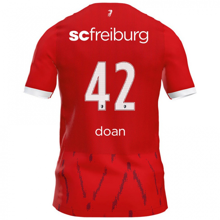 Donna Maglia Ritsu Doan #42 Rosso Kit Gara Home 2024/25 Maglietta