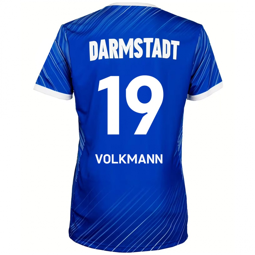 Donna Maglia Japhet Volkmann #19 Blu Bianco Kit Gara Home 2024/25 Maglietta