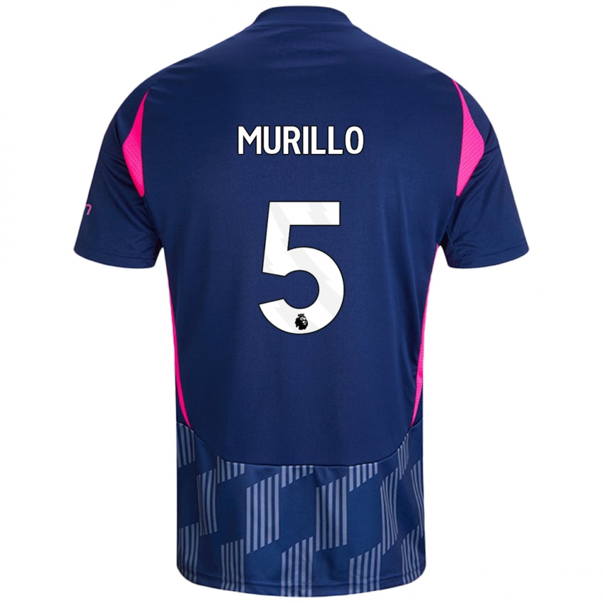 Donna Maglia Murillo #5 Blu Royal Rosa Kit Gara Away 2024/25 Maglietta