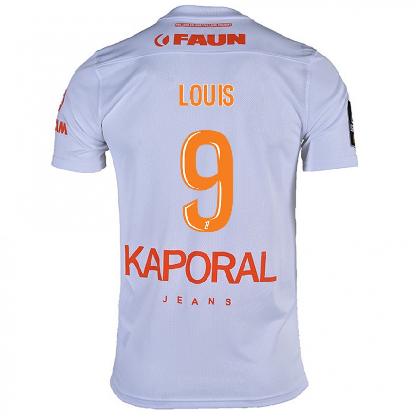 Donna Maglia Kethna Louis #9 Bianco Kit Gara Away 2024/25 Maglietta