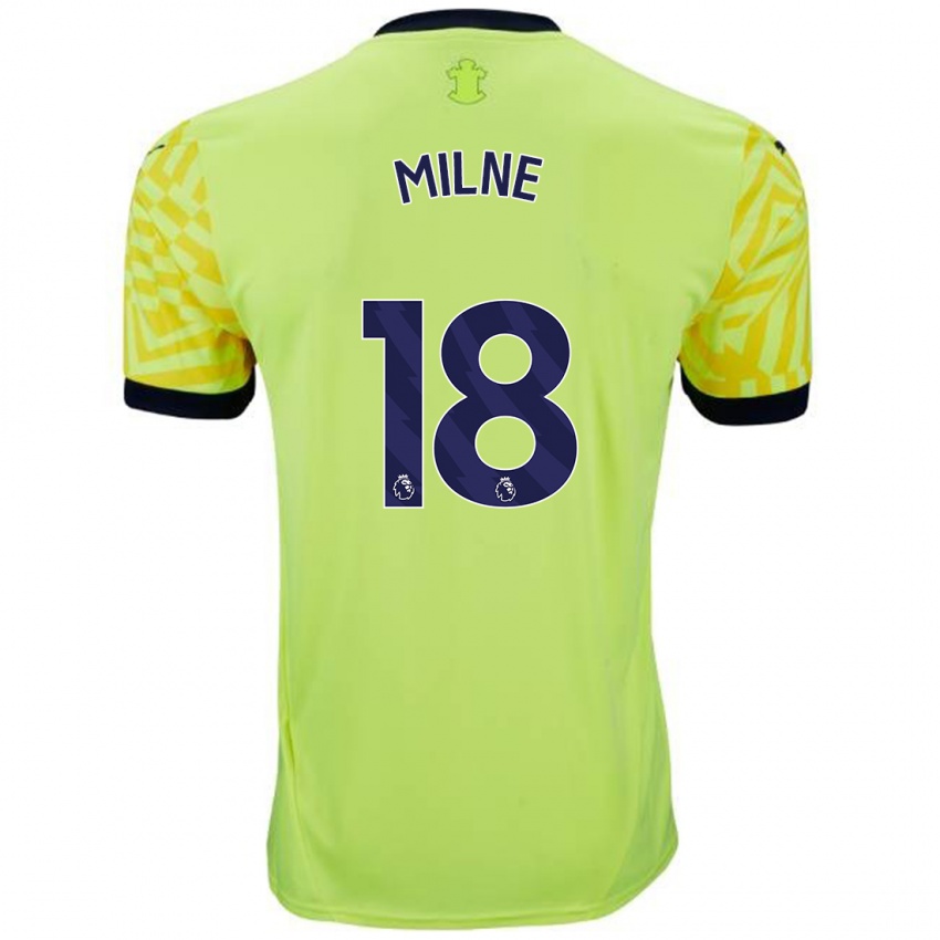 Donna Maglia Isabel Milne #18 Giallo Kit Gara Away 2024/25 Maglietta