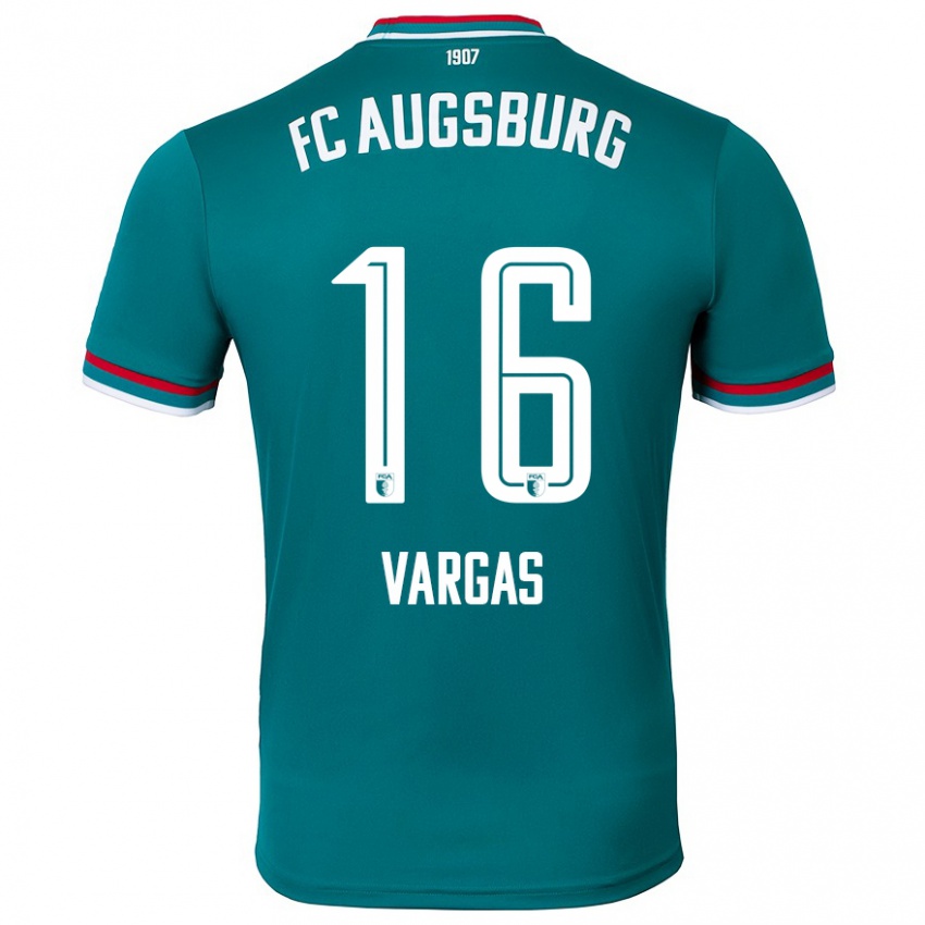 Donna Maglia Rubén Vargas #16 Verde Scuro Kit Gara Away 2024/25 Maglietta