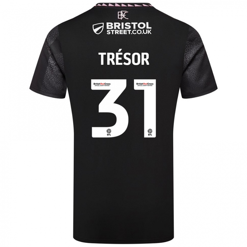 Donna Maglia Mike Trésor #31 Nero Kit Gara Away 2024/25 Maglietta