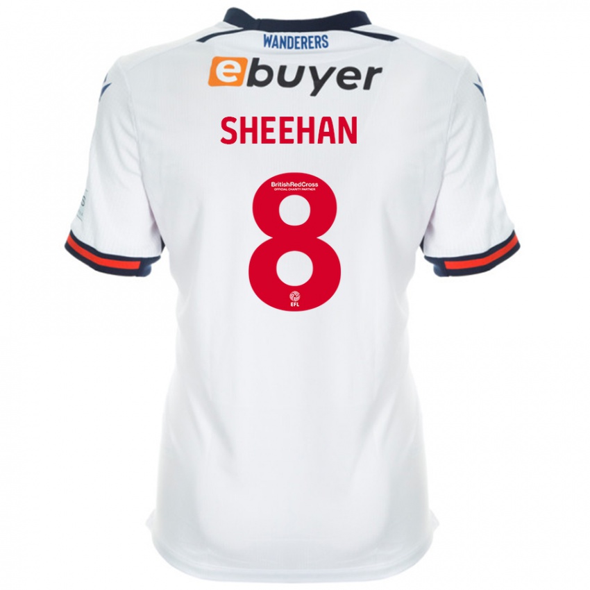 Bambino Maglia Josh Sheehan #8 Bianco Kit Gara Home 2024/25 Maglietta