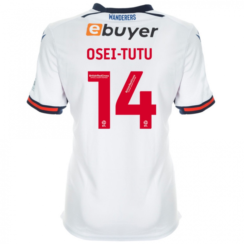 Bambino Maglia Jordi Osei-Tutu #14 Bianco Kit Gara Home 2024/25 Maglietta