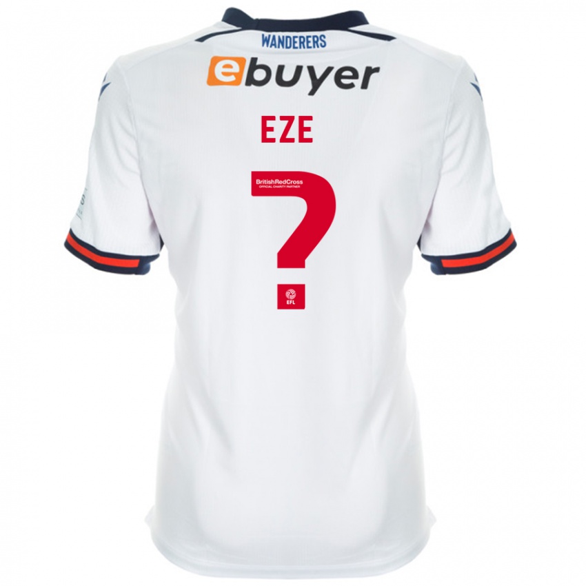 Bambino Maglia Dubem Eze #0 Bianco Kit Gara Home 2024/25 Maglietta