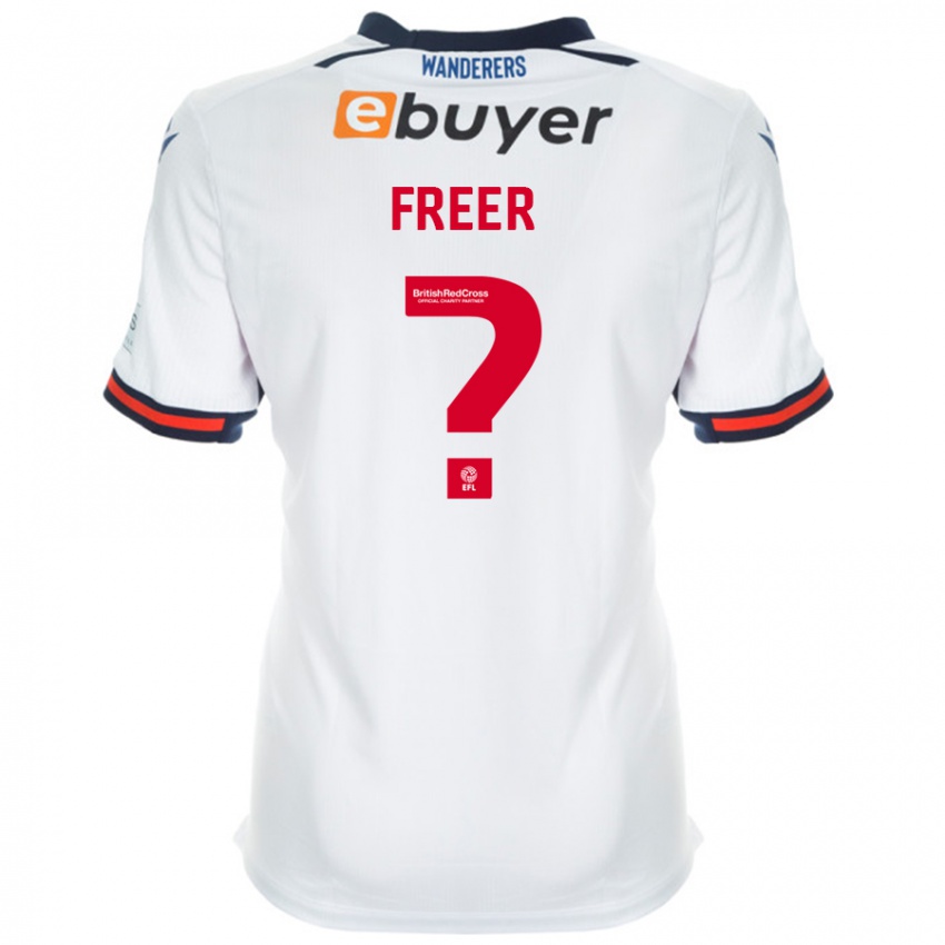 Bambino Maglia Eleanor Freer #0 Bianco Kit Gara Home 2024/25 Maglietta