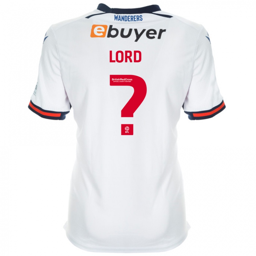 Bambino Maglia Regan Lord #0 Bianco Kit Gara Home 2024/25 Maglietta