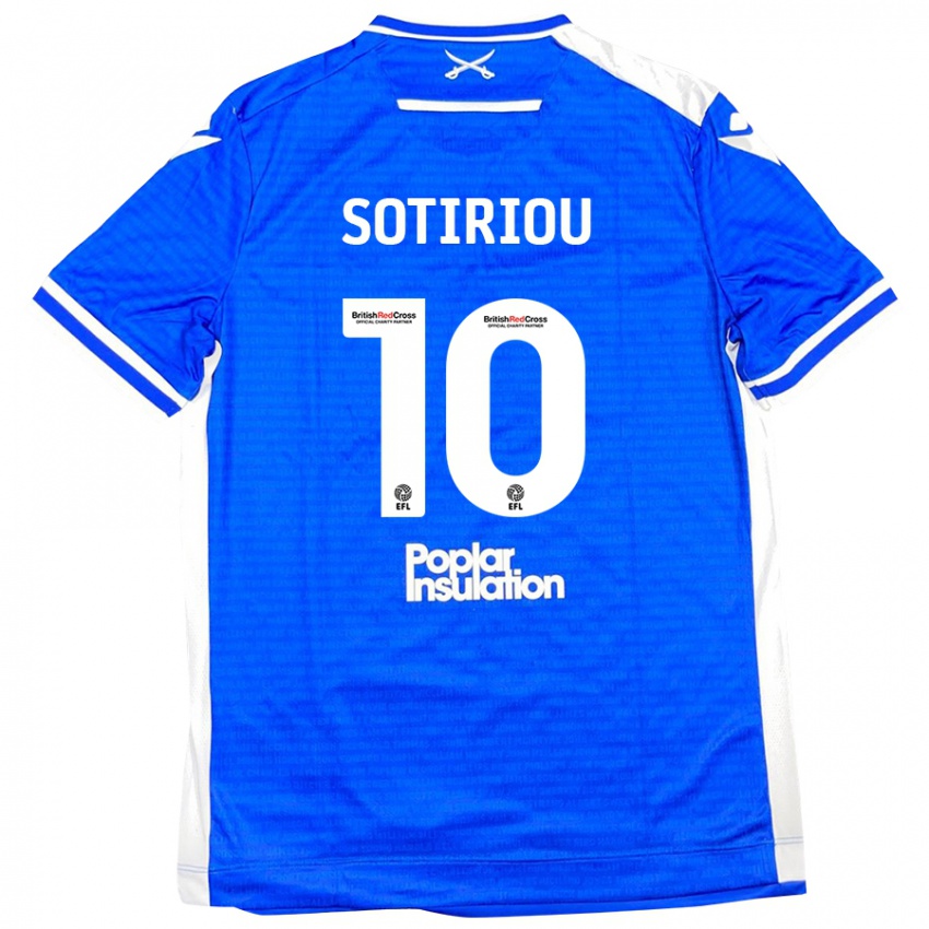 Bambino Maglia Ruel Sotiriou #10 Blu Bianco Kit Gara Home 2024/25 Maglietta