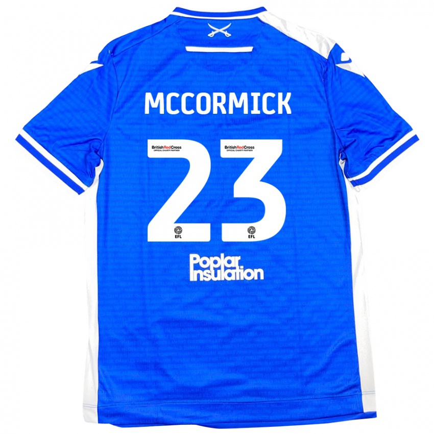 Bambino Maglia Luke Mccormick #23 Blu Bianco Kit Gara Home 2024/25 Maglietta