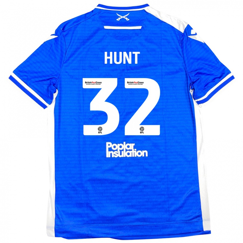 Bambino Maglia Jack Hunt #32 Blu Bianco Kit Gara Home 2024/25 Maglietta