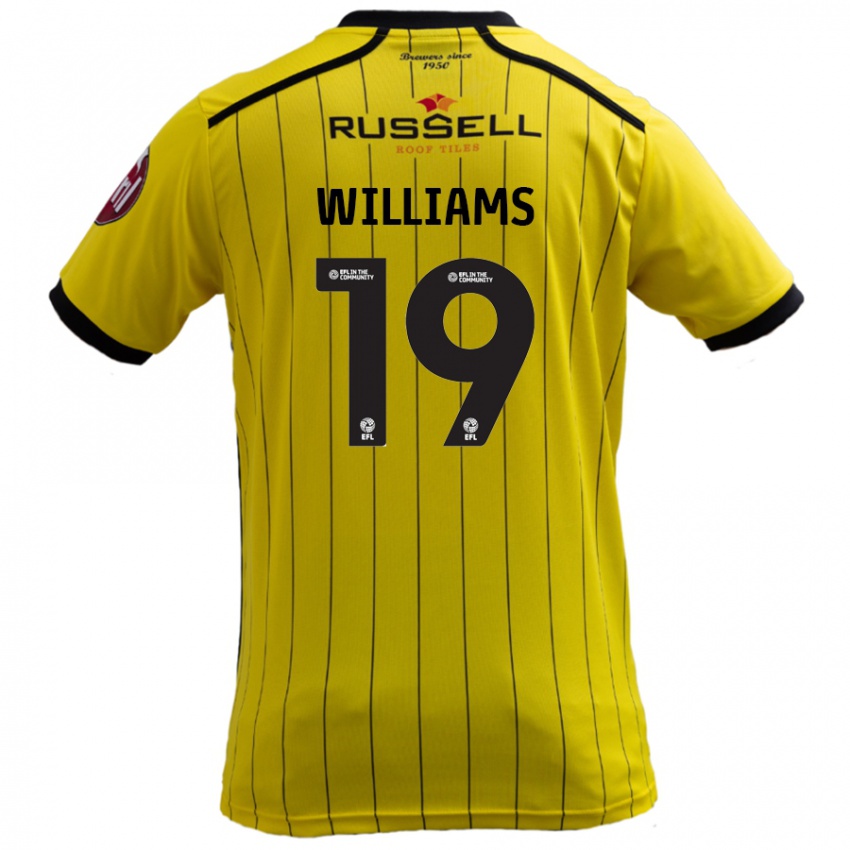 Bambino Maglia Dylan Williams #19 Giallo Kit Gara Home 2024/25 Maglietta