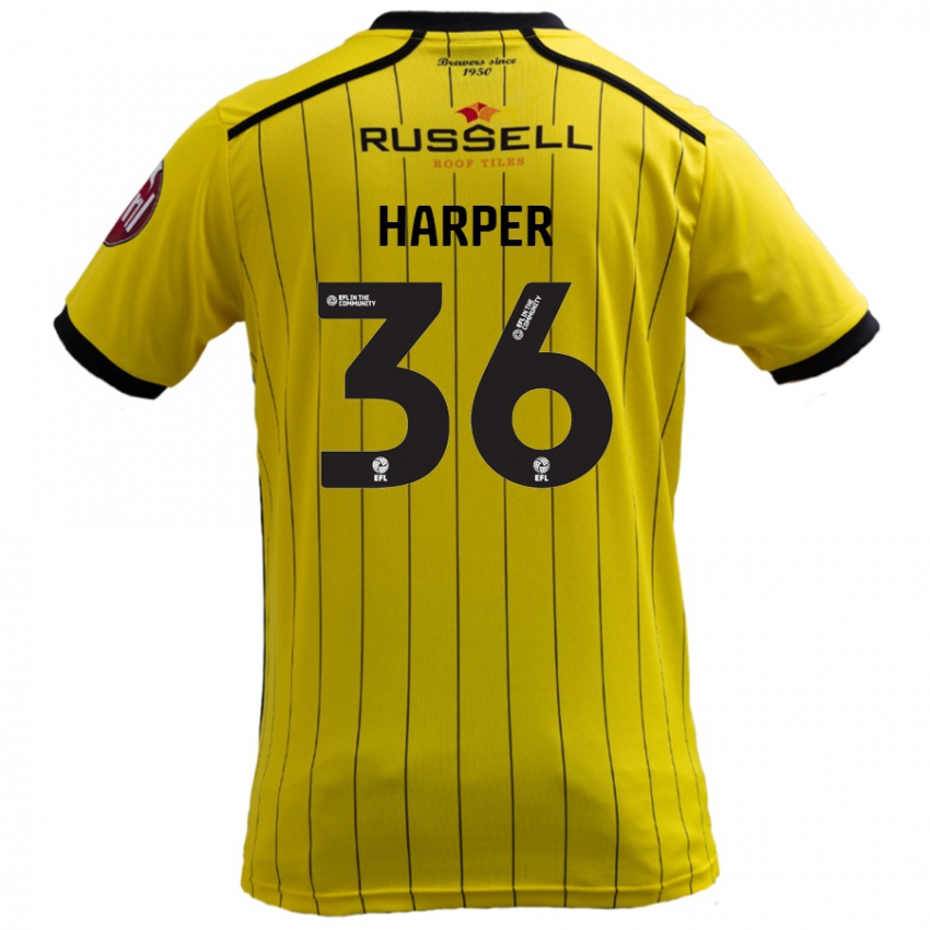 Bambino Maglia Rekeem Harper #36 Giallo Kit Gara Home 2024/25 Maglietta