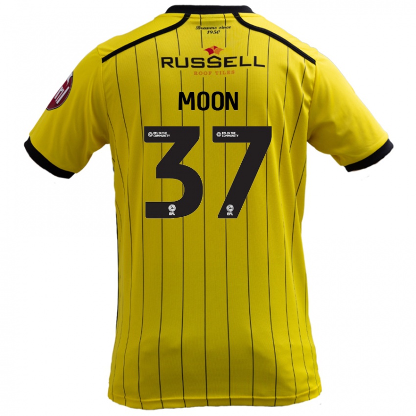 Bambino Maglia Jasper Moon #37 Giallo Kit Gara Home 2024/25 Maglietta