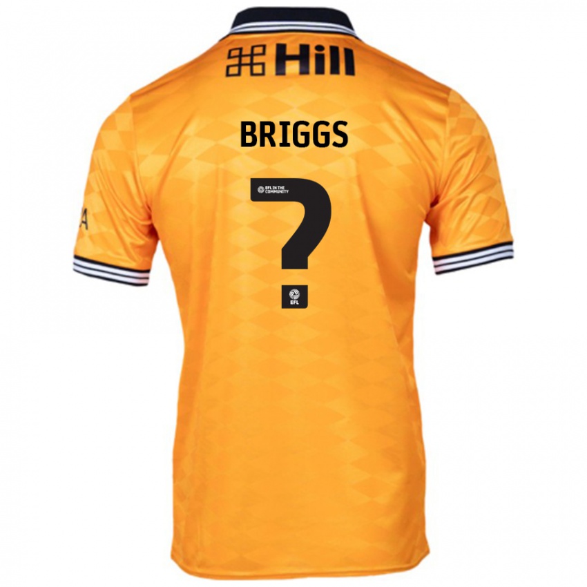 Bambino Maglia Jj Briggs #0 Arancione Kit Gara Home 2024/25 Maglietta