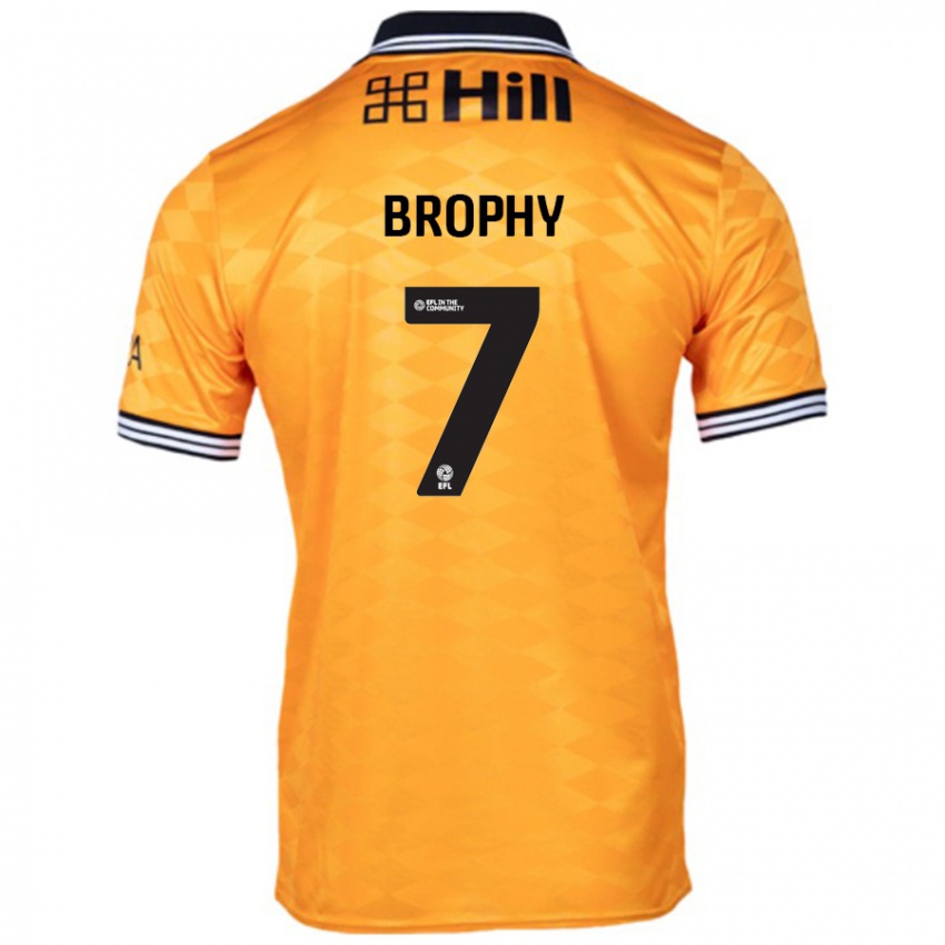 Bambino Maglia James Brophy #7 Arancione Kit Gara Home 2024/25 Maglietta