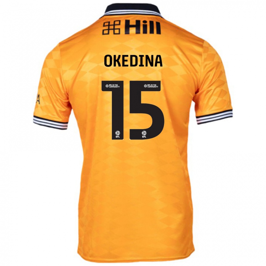 Bambino Maglia Jubril Okedina #15 Arancione Kit Gara Home 2024/25 Maglietta