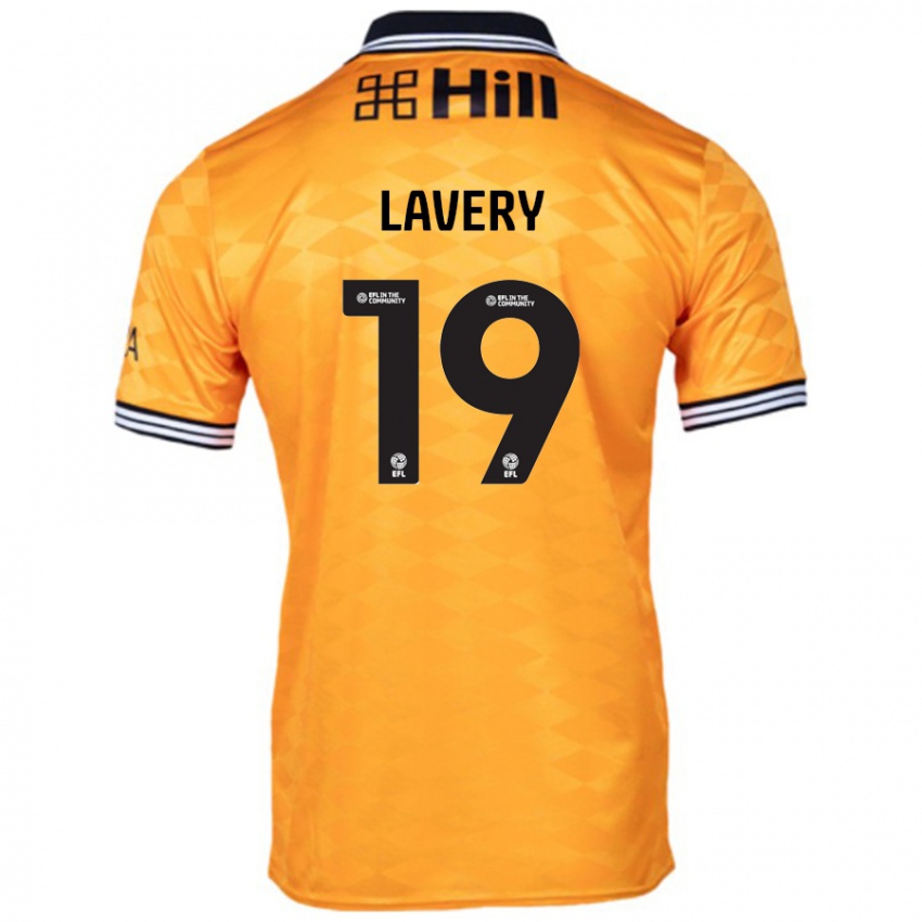 Bambino Maglia Shayne Lavery #19 Arancione Kit Gara Home 2024/25 Maglietta