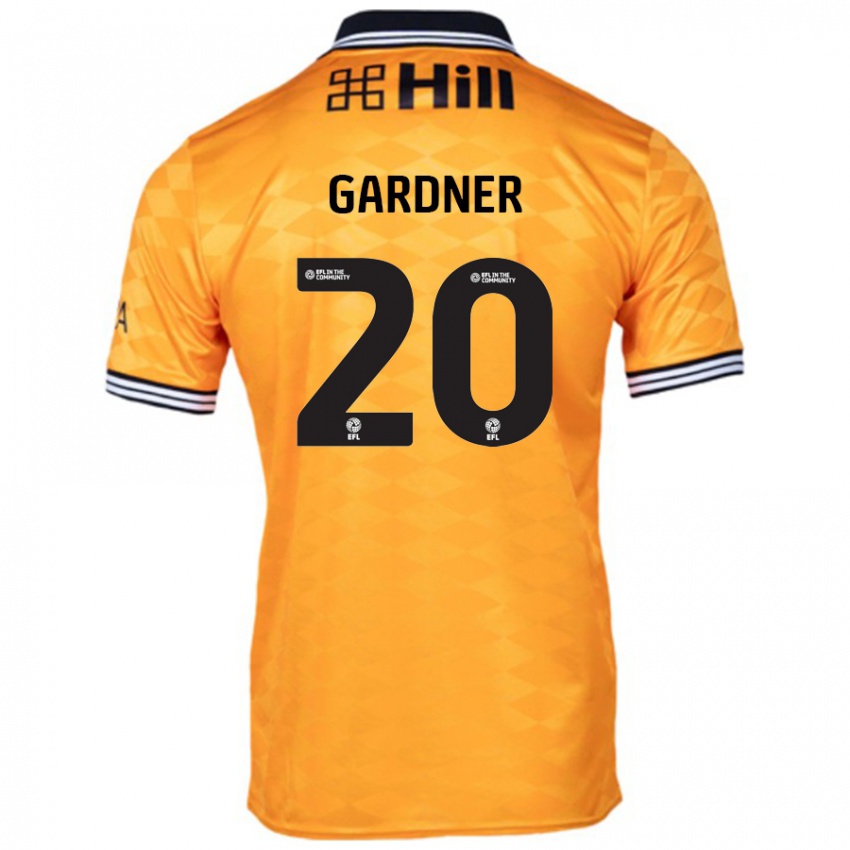 Bambino Maglia Gary Gardner #20 Arancione Kit Gara Home 2024/25 Maglietta