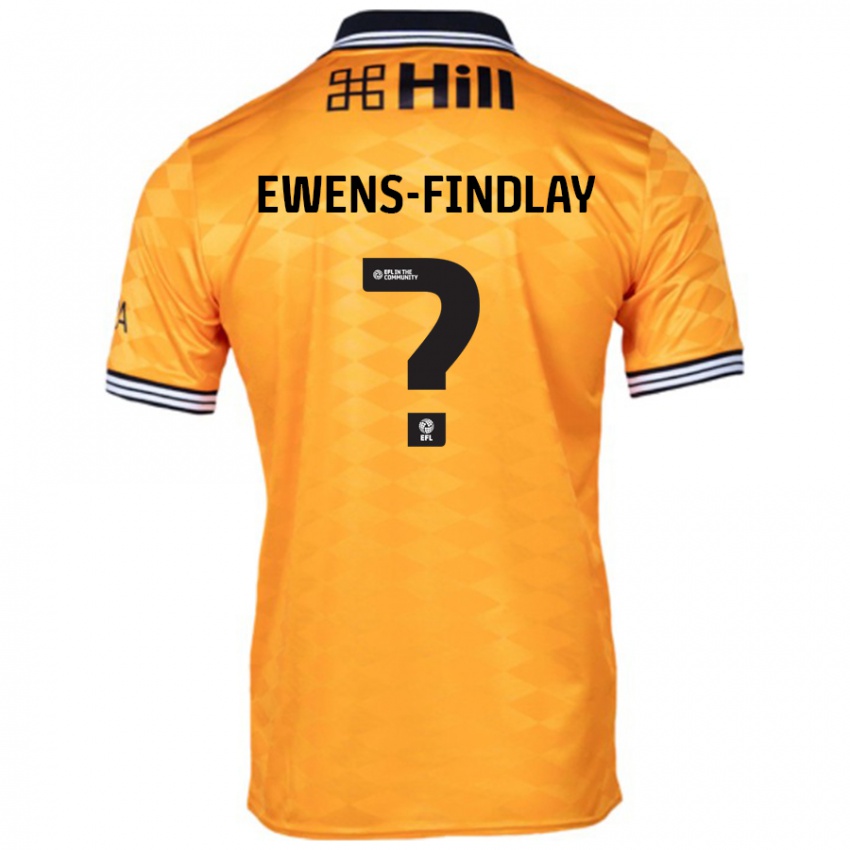 Bambino Maglia Ty Ewens-Findlay #0 Arancione Kit Gara Home 2024/25 Maglietta