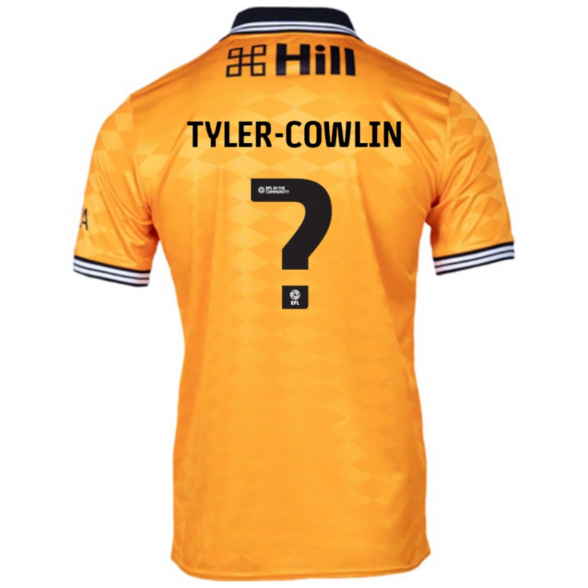 Bambino Maglia Danny Tyler-Cowlin #0 Arancione Kit Gara Home 2024/25 Maglietta