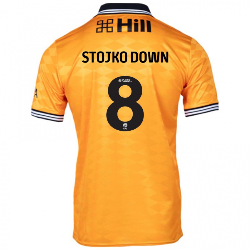 Bambino Maglia Alysha Stojko-Down #8 Arancione Kit Gara Home 2024/25 Maglietta